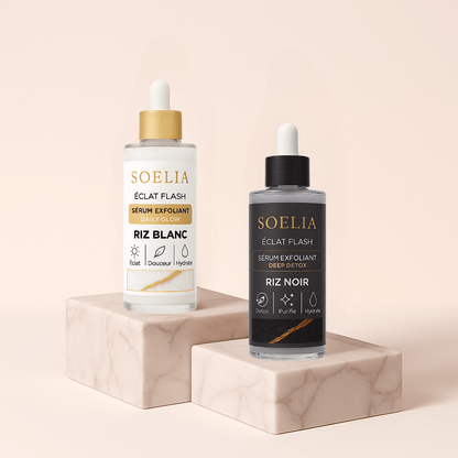 SOELIA™ - Éclat Flash | Le Sérum Coréen Exfoliant au Riz