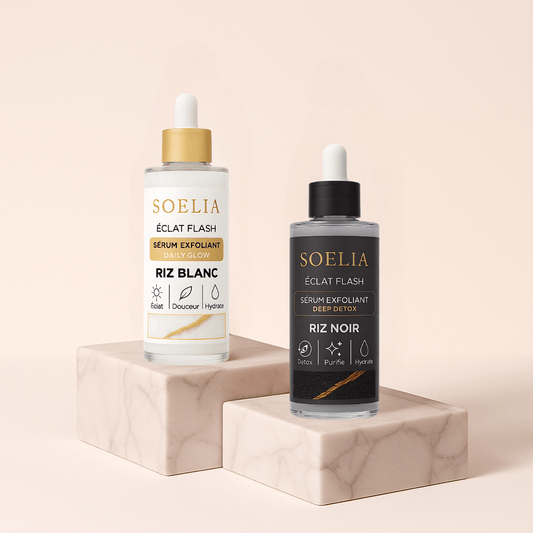 SOELIA™ - Éclat Flash | Le Sérum Coréen Exfoliant au Riz